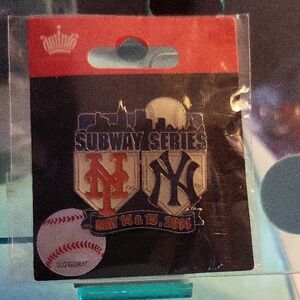 Aminco Subway Series Collectible Pin - Orange and Blue